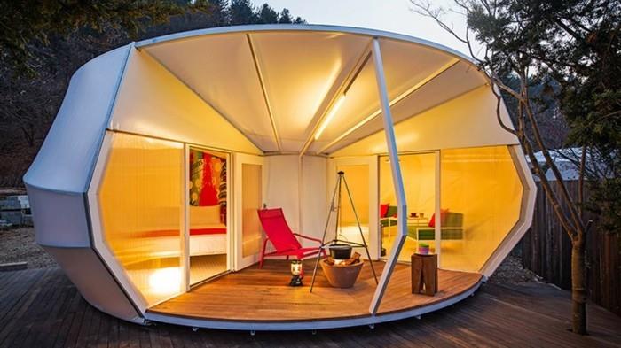 halpa loma elää terveellinen loma müritz -matkakohteissa glamping valaistu