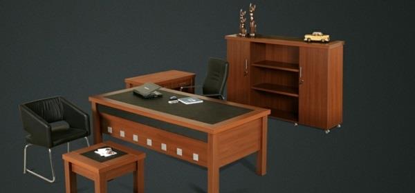 Edulliset puupöydät toimistoon, kompakti