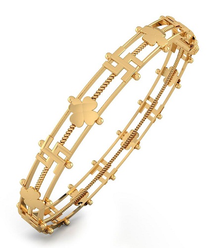 Udsøgt Swastik Gold Bangle