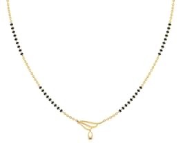 Egyszerű és könnyű arany Mangalsutra
