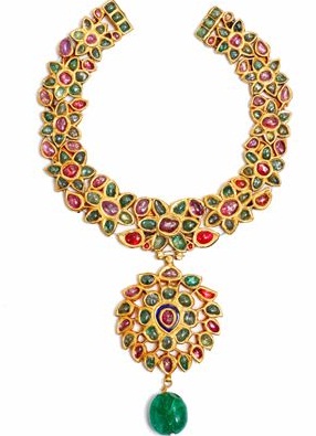 Designer blomsterdesign guld halskæde