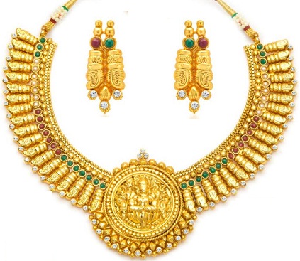 Guld tempel halskæde designs