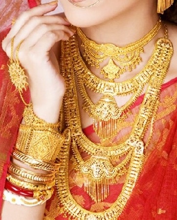 Designer bengalsk guld halskæde designs