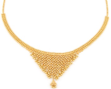 Enkelt guld halskæde design til kvinder