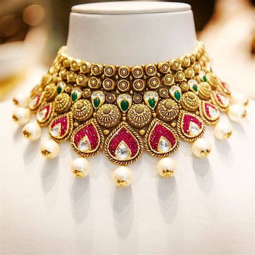 Jaipuri halskæde Design