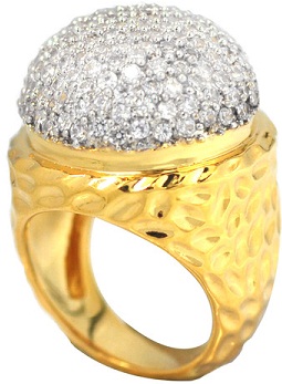 de-buman-14k-gold-overlay-cubic-cirkonia-kalapált-gyűrű10