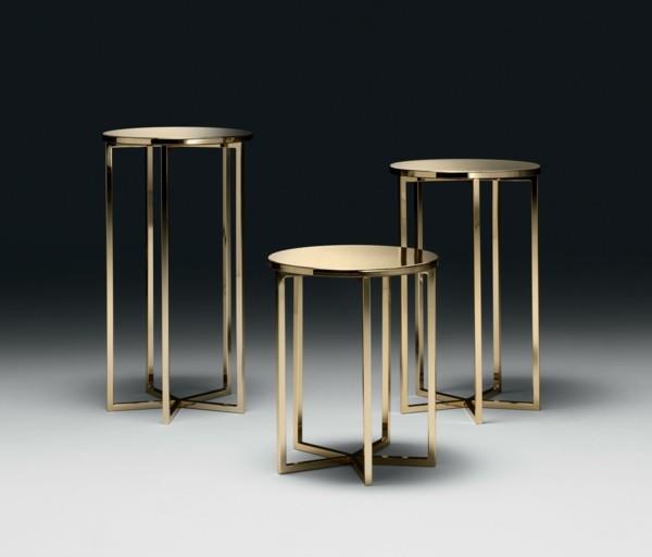 kulta ja jalo sivupöydät suunnittelijapöytä