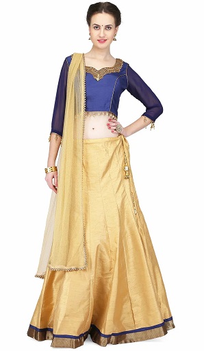 Sima Golden Lehenga