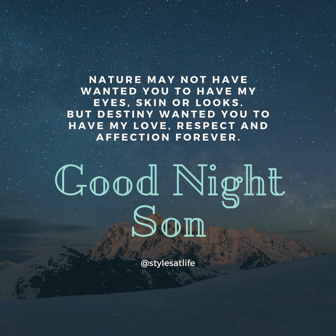 Jó éjszakát Képek a Fiúnak