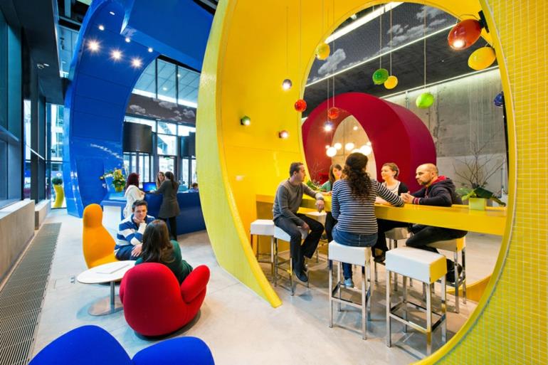 google kampus dublin toimistokalusteet stressi työssä
