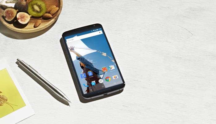 google nexus 6 innovaatio tyylikäs muotoilu