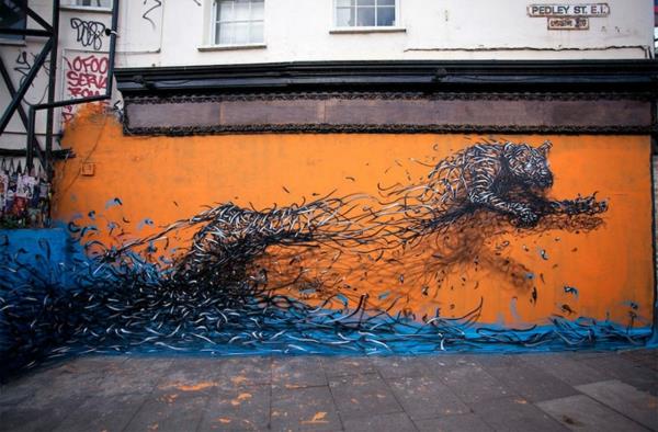 graffiti kuvia lontoon tiikeri