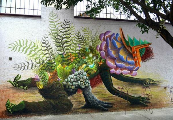 graffiti kuvia meksiko kaupunki luonto