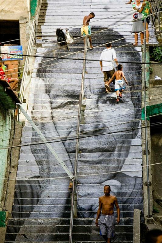 graffiti kuvia rio de janeiro brasilia muotokuva