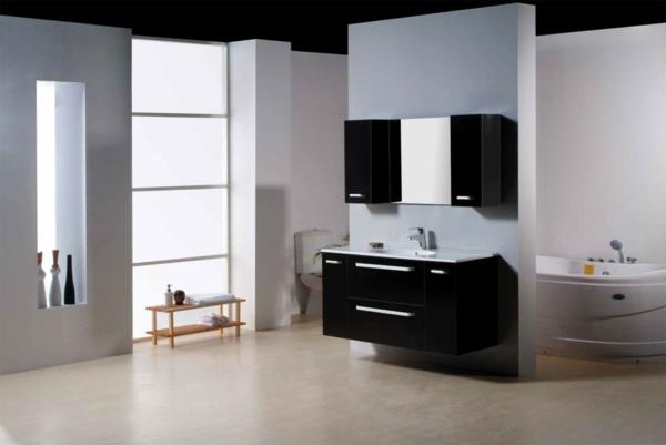 graniittilaattojen asettaminen lattiaideoita moderni kylpyhuone