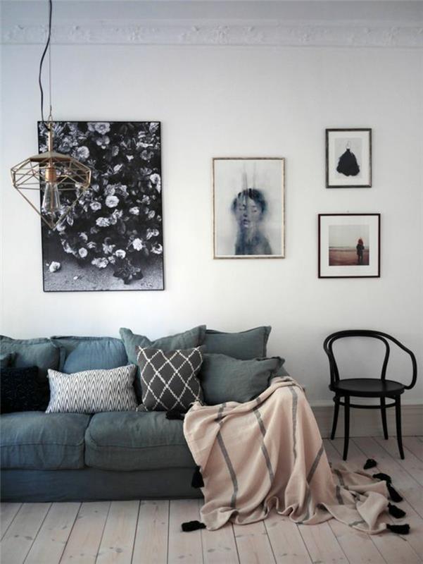 harmaa sohva olohuone perustaa ideoita viileä lampun seinäkoriste