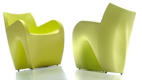 kirkkaan vihreä nojatuoli suunnittelee modernia oscar veraa