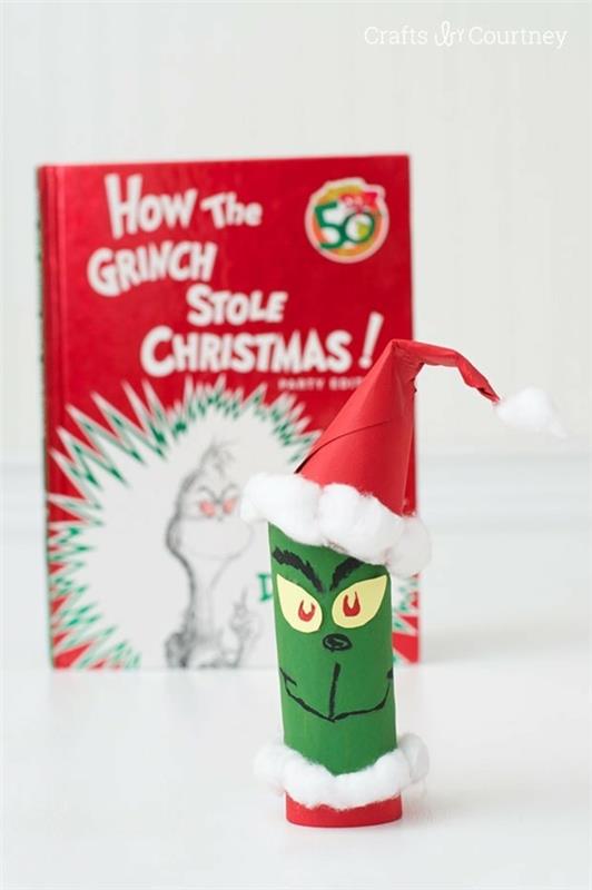wc -paperirullien tinker grinch tekee epätavallisia joulukoristeita itse