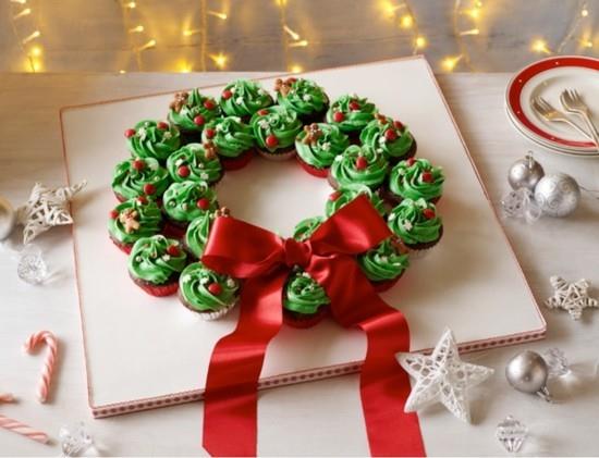 Tee vihreät cupcakes -jouluseppeleet itse