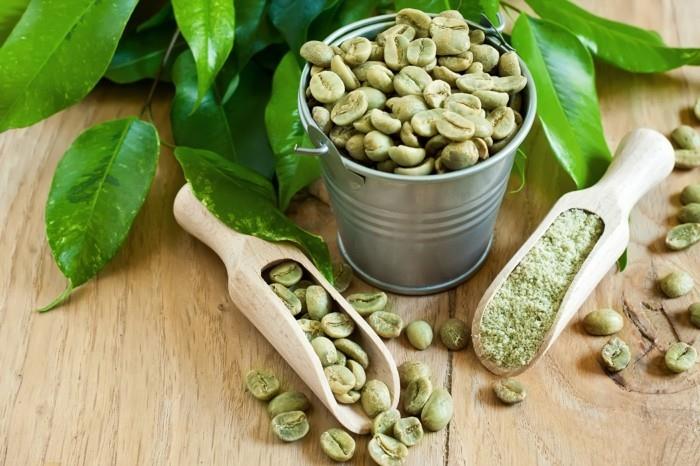 vihreä kahvi terveellinen laihtuminen jauhe vihreät pavut