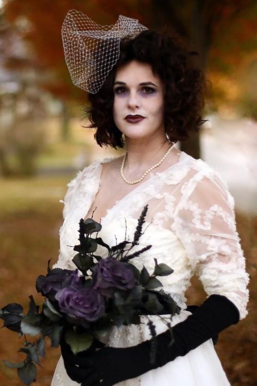 kammottavat Halloween -asut Corpse Bride kaunis, mutta pelottava