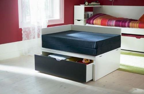 moderni vierasvuode suunnittelee mustat laatikot IKEA
