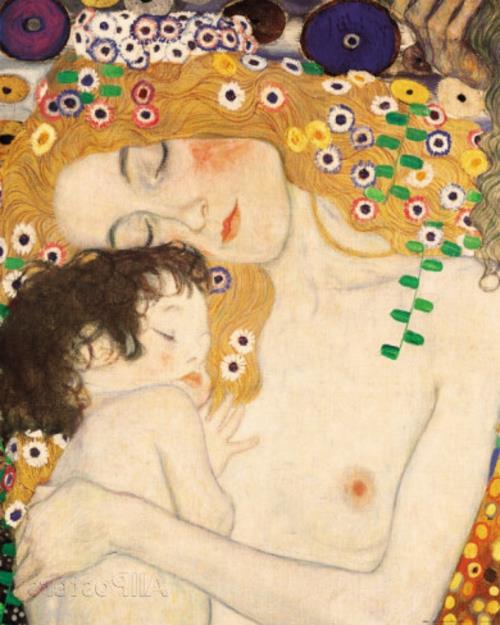 gustav klimt äiti lapsi yksityiskohtaisia ​​taideteoksia