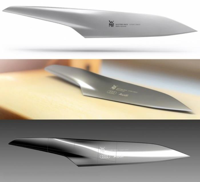 hyvät keittiöveitset automaattisella logolla hyvä keittiöveitsisarja orgaanisen muodon testi