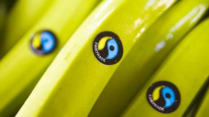 hyviä ideoita reilun kaupan logo banaanit