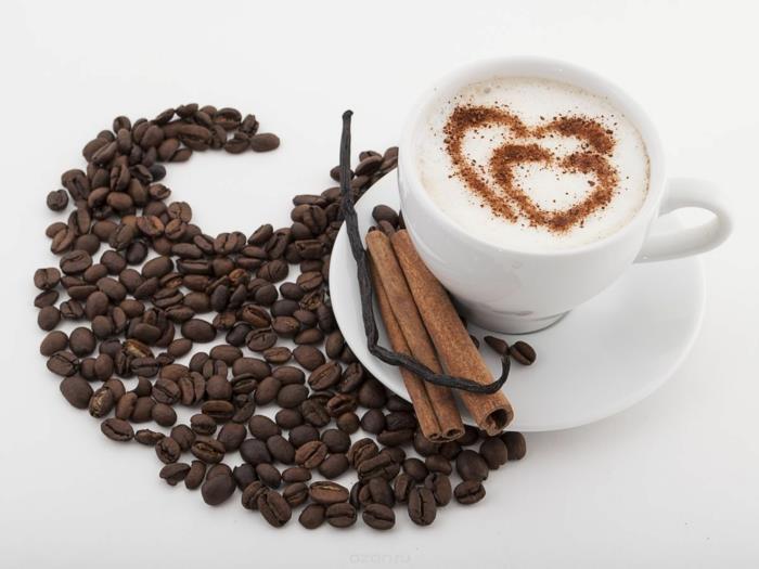 hyvää huomenta kahvi kahvi kanelitanko kahvipavut