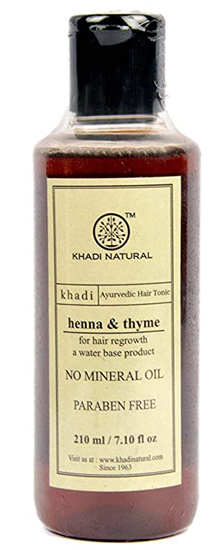 Khadi Organique Henna Timian Hair Tonic