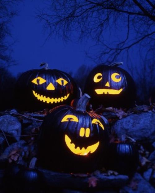 halloween -ulkokoriste pelottavat kurpitsalyhdyt