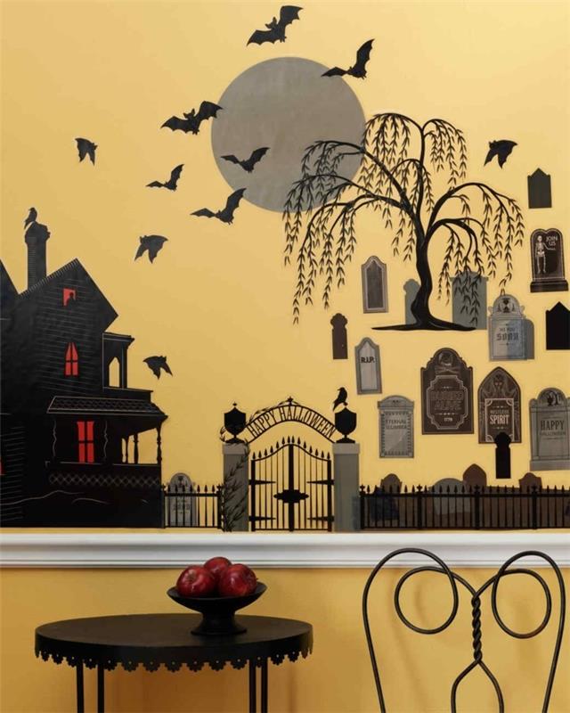 halloween tinker syksy koristelu DIY koristeluideoita siluetti2