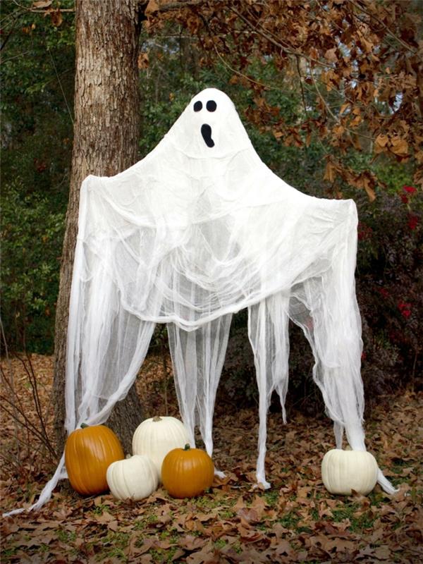 halloween koristelu diy ghost kurpitsat
