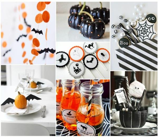 halloween -koriste -ideoita lepakko paperista