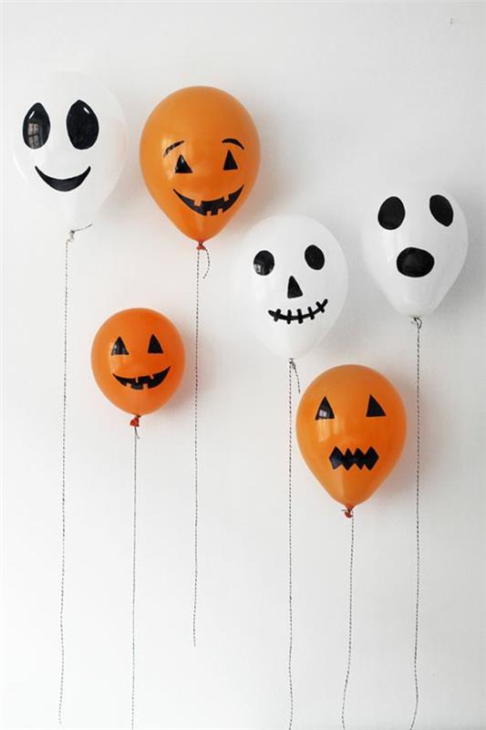 Halloween -koriste tee itse hauskaa ilmapallooranssia