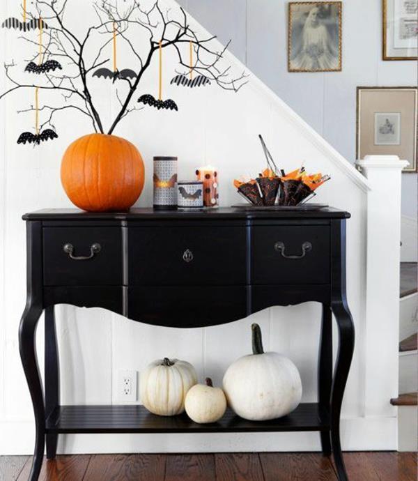 Halloween koristelu itse tehdä hauskoja kurpitsia bat