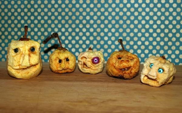 halloween -omenakoriste itse tee hauskoja hedelmiä