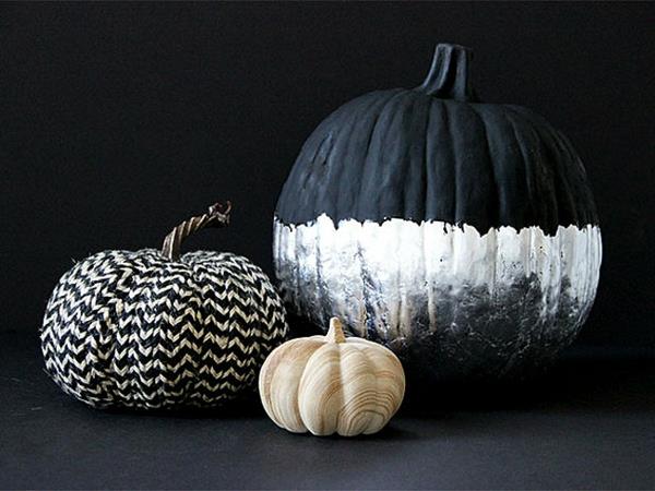 halloween -koristelu musta valkoinen