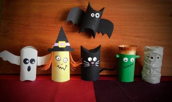 halloween diy -projektit tinker wc -rullien kanssa