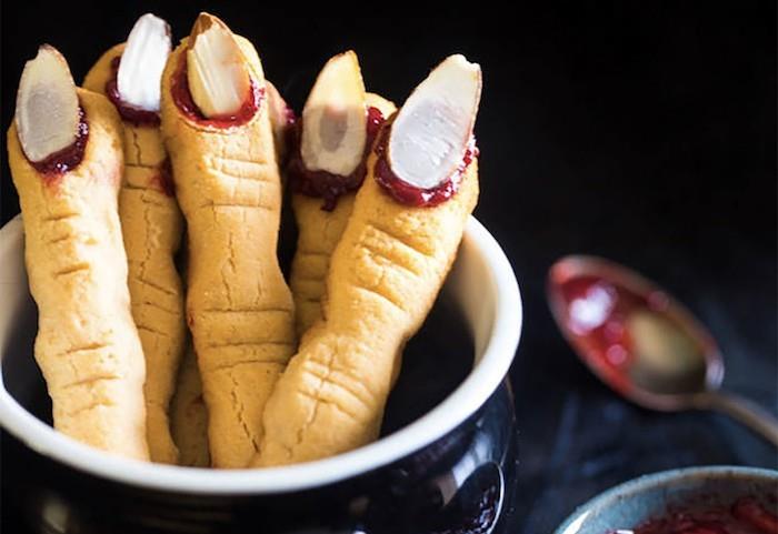 halloween -sormiruokaideoita noidan sormien leivontareseptejä