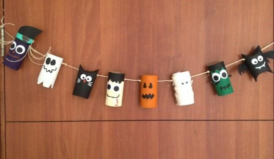 tee halloween -seppele wc -rullilla