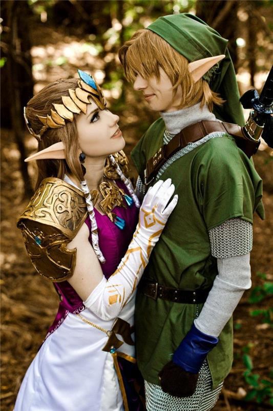 halloween ideoita halloween puvut parit prinsessa zelda ja linkki
