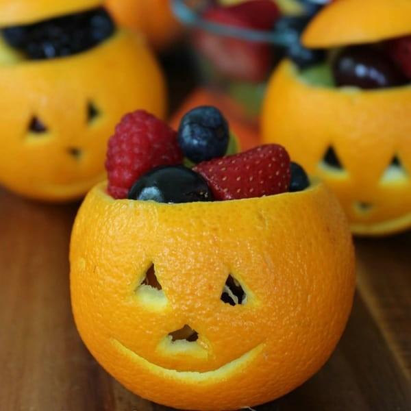halloween -ideoita appelsiinista valmistetut jack -lyhdyt