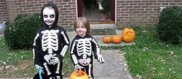 halloween -lasten puvut alkuperäinen tinker -luuranko