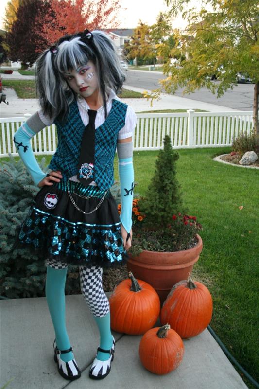 halloween puku tytöt halloween koristelu kurpitsat