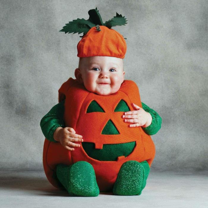 halloween -puvut vauvojen kurpitsa -asu