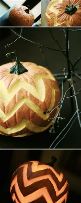 halloween kurpitsa veistämällä epätavallisia käsityöideoita juhlatunnelma