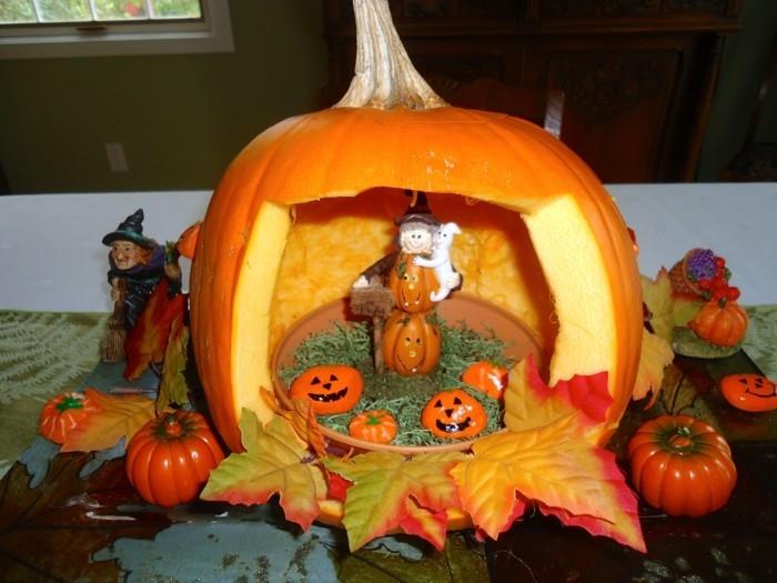 halloween kurpitsa veistämällä epätavallisia ideoita halloween koristeluun