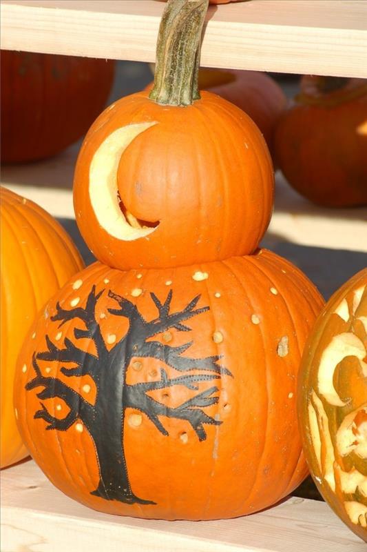 halloween -kurpitsa -veistoskoriste sisä- tai ulkotiloihin